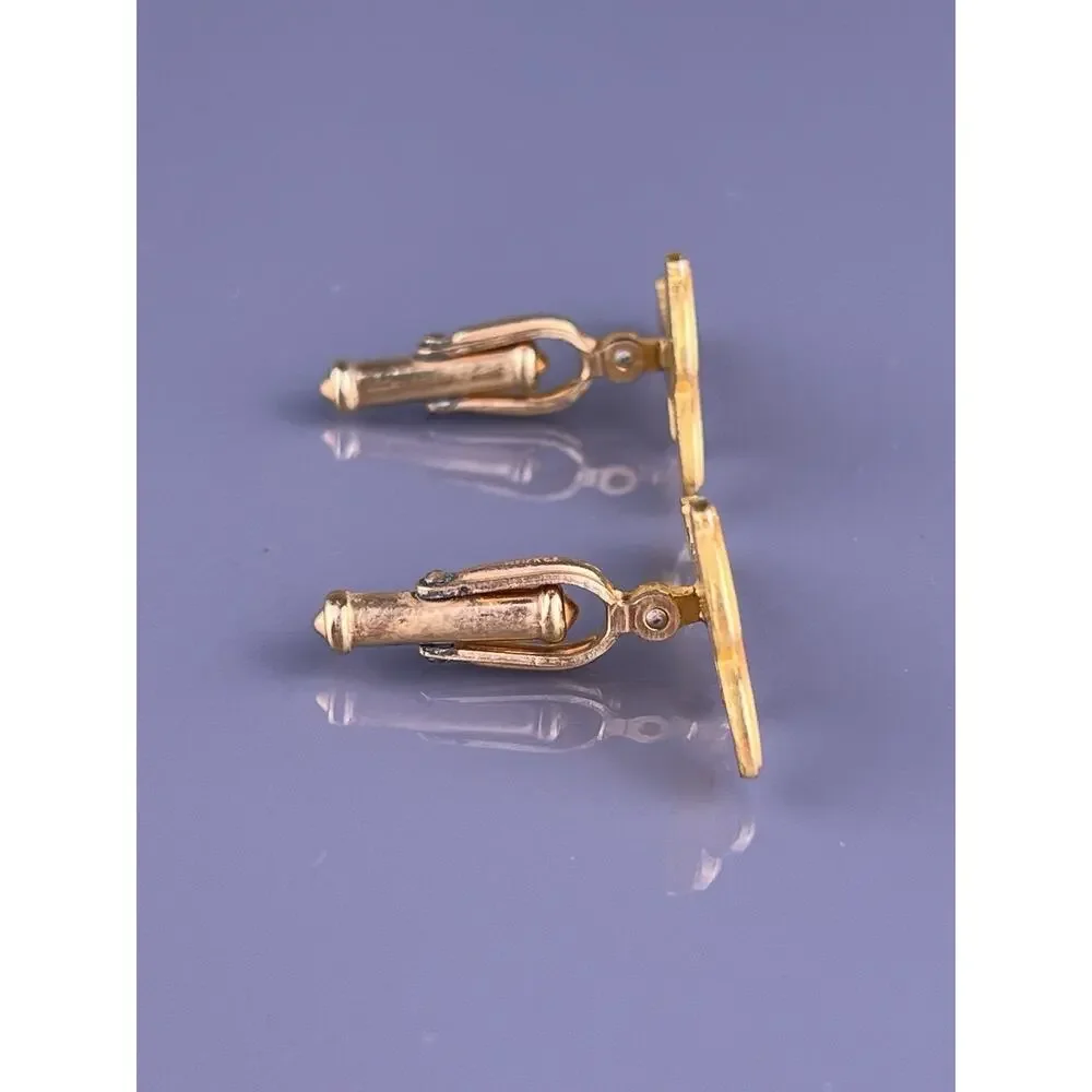 US Jaycees Junior Chamber Intl Cufflinks 1/10 10k Gold Filled JCI Leadership VTG